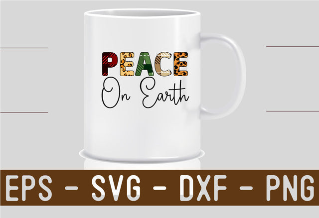 peace on earth SVG CraftingStudio 