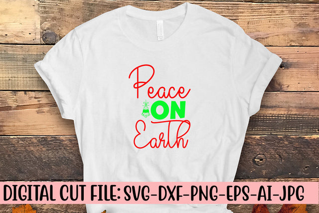 Peace On Earth SVG Cut File SVG Syaman 