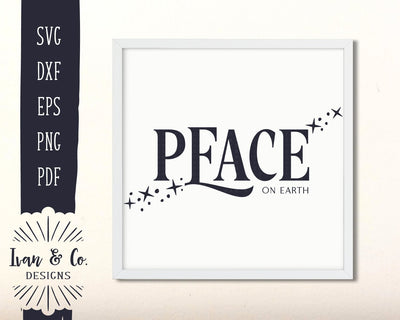 Peace on Earth SVG Files | Christmas | Holidays | Winter SVG (888945167) SVG Ivan & Co. Designs 