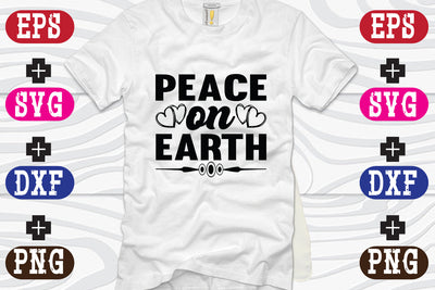 Peace on earth SVG Nurstore 