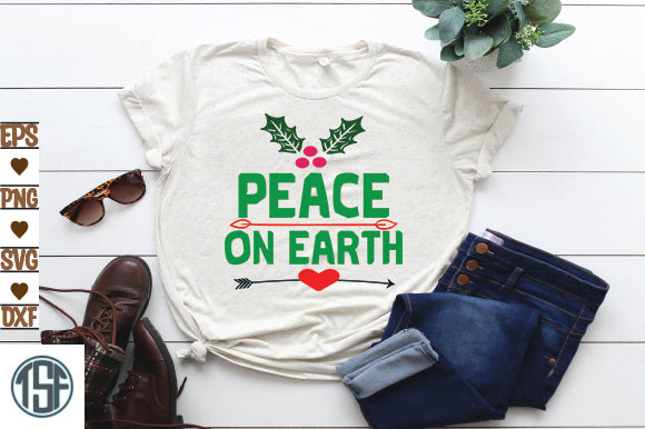 Peace on earth SVG thesvgfactory 