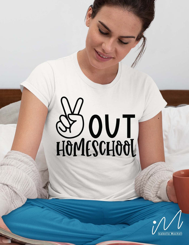 Peace out homeschool svg SVG Isabella Machell 