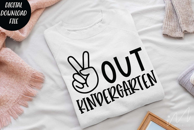 Peace out kindergarten svg, kindergarten teacher svg, teacher t shirt svg SVG Isabella Machell 