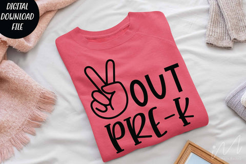 Peace out Pre-k svg, Pre k t shirt svg, SVG Isabella Machell 