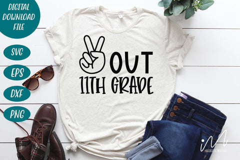 Peace out third grade svg, teacher svg, teacher t shirt svg,3rd grade teacher svg SVG Isabella Machell 