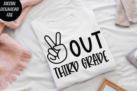 Peace out third grade svg, third grade teacher svg, third grade t shirt svg SVG Isabella Machell 