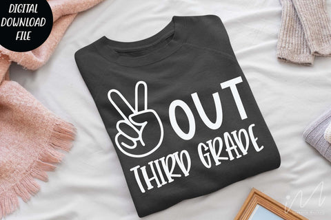 Peace out third grade svg, third grade teacher svg, third grade t shirt svg SVG Isabella Machell 