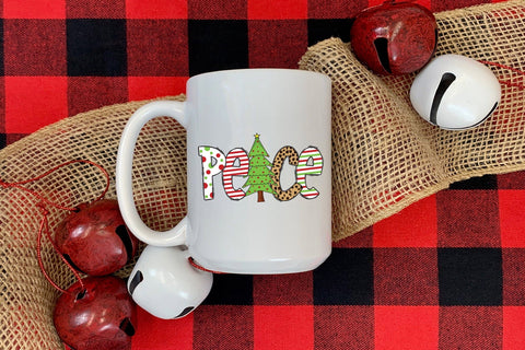 Peace PNG, Christmas Sublimation Design Sublimation CraftLabSVG 