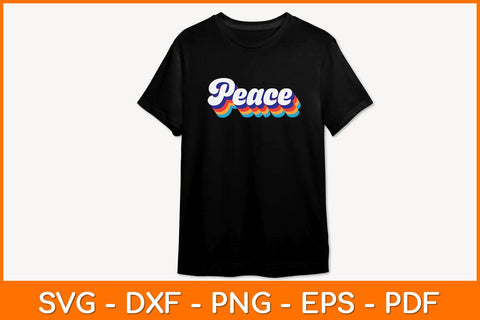 Peace Retro Vintage Svg Design SVG artprintfile 