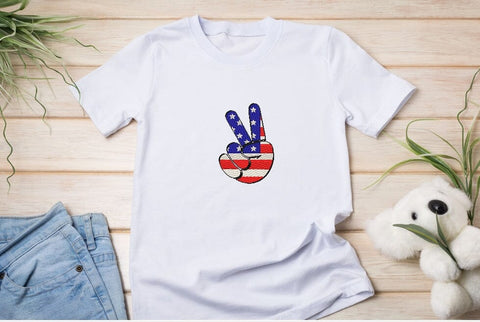 Peace sign 4th of July Patriotic embroidery. Embroidery/Applique DESIGNS ArtEMByNatalia 