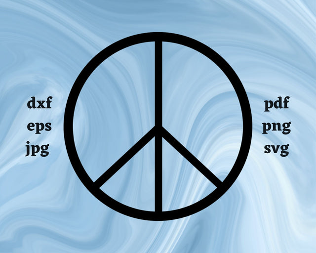 Peace Sign SVG Cut File SVG Northern Light SVG 