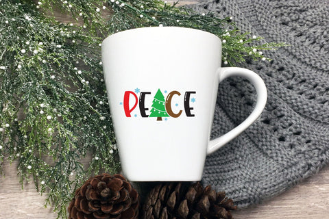 Peace SVG, Christmas SVG Cut File SVG CraftLabSVG 