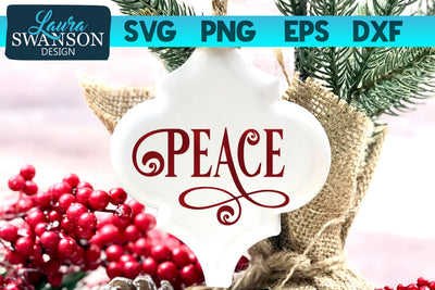 Peace SVG Cut File SVG Laura Swanson Design 