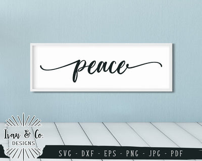 Peace SVG Files | Christmas | Holidays | Winter SVG (879945927) SVG Ivan & Co. Designs 