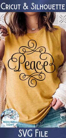Peace SVG SVG Wispy Willow Designs 