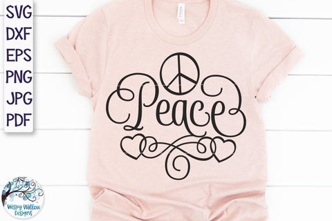 Peace SVG SVG Wispy Willow Designs 