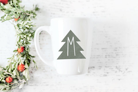 Peace Trees - A Decorative Christmas Font Font KA Designs 