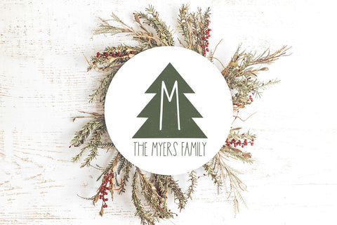 Peace Trees - A Decorative Christmas Font Font KA Designs 