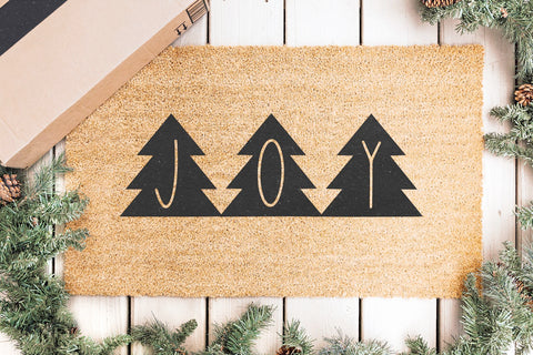 Peace Trees - A Decorative Christmas Font Font KA Designs 