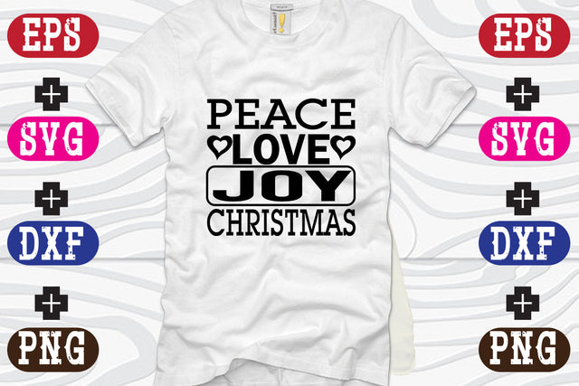 Peace'love'joy' Christmas SVG Nurstore 