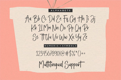 Peach Cakes Font Aestherica Studio 