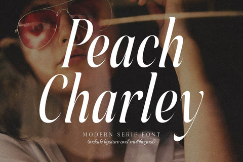 Peach Charley Typeface Font Storytype Studio 