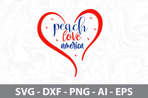 peach love america svg SVG nirmal108roy 