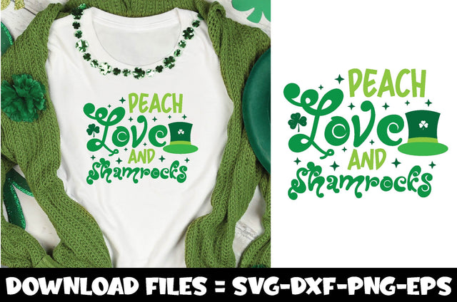 Peach Love and Shamrocks SVG farhad farhad 