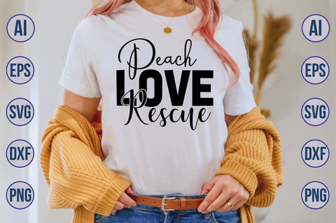 Peach Love Rescue svg SVG nirmal108roy 