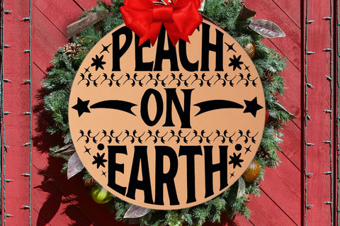 Peach on earth SVG SVG DESIGNISTIC 
