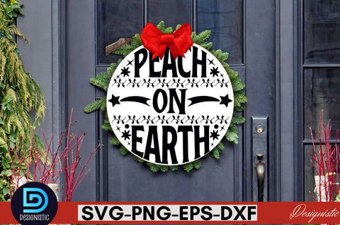 Peach on earth SVG SVG DESIGNISTIC 