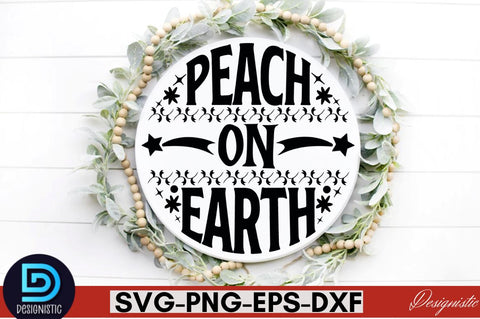 Peach on earth SVG SVG DESIGNISTIC 