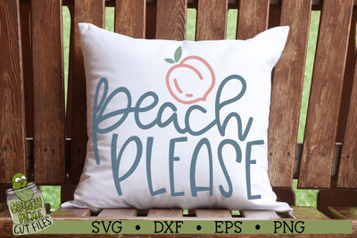Peach Please SVG Cut File SVG Crunchy Pickle 