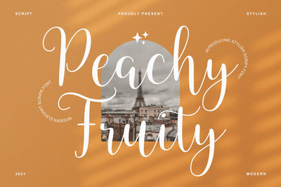 Peachy Fruity Font Font Jimtype Studio 