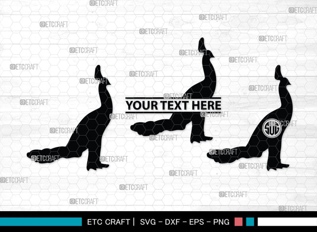 Peacock Monogram, Peacock Silhouette, Peacock SVG, Peacock Bird Svg, Peacock Feathe Svg, Birds Svg, SB00300 SVG ETC Craft 