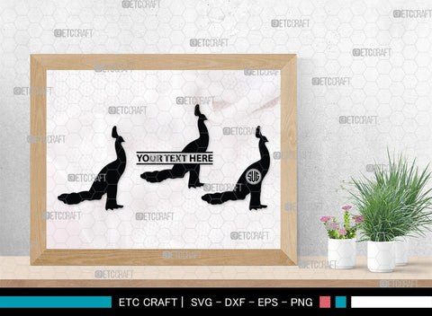 Peacock Monogram, Peacock Silhouette, Peacock SVG, Peacock Bird Svg, Peacock Feathe Svg, Birds Svg, SB00300 SVG ETC Craft 