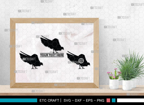 Peacock Monogram, Peacock Silhouette, Peacock SVG, Peacock Bird Svg, Peacock Feathe Svg, Birds Svg, SB00300 SVG ETC Craft 