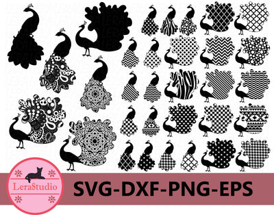 Peacock SVG SVG Lerastudio 
