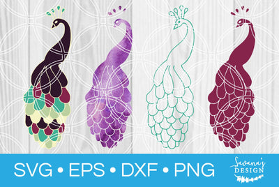 Peacocks SVG SavanasDesign 