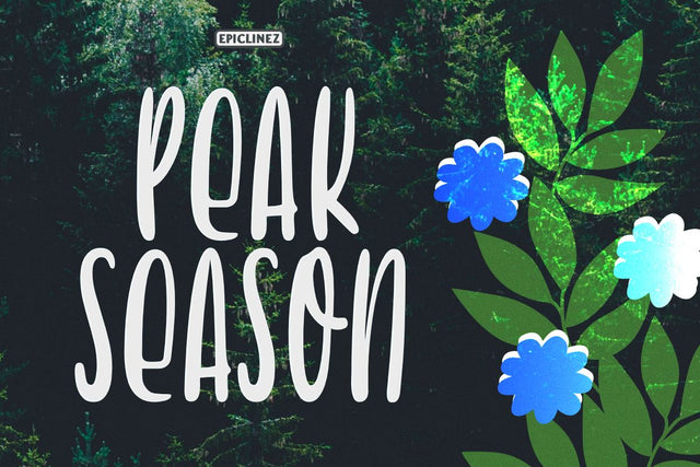 Peak Season Font Epiclinez 