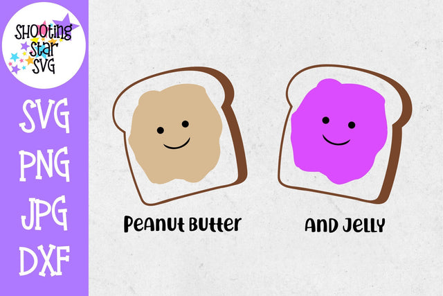 Peanut Butter and Jelly - Twin Bodysuit SVG SVG ShootingStarSVG 