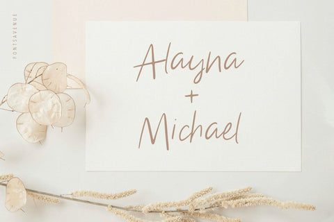 Peanut Butter | Modern Handwritten Script Font Font Fonts Avenue 