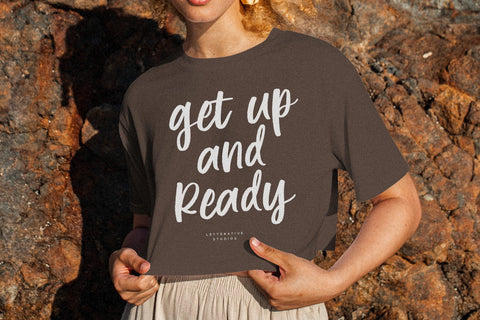 Peanut Toast Handbrushed Font Font Letterative 