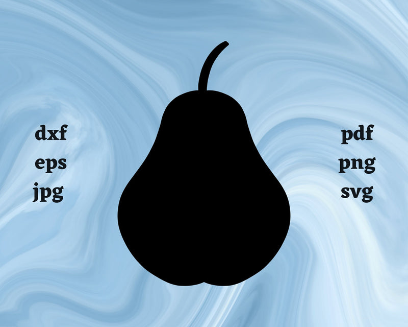 Pear SVG Cut File SVG Northern Light SVG 