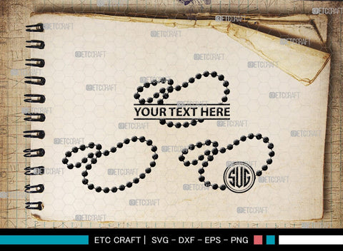 Pearls Monogram, Pearls Silhouette, Pearls SVG, Baby Pearls Svg, Necklace Svg, Pearl Necklace Svg, SB00208 SVG ETC Craft 