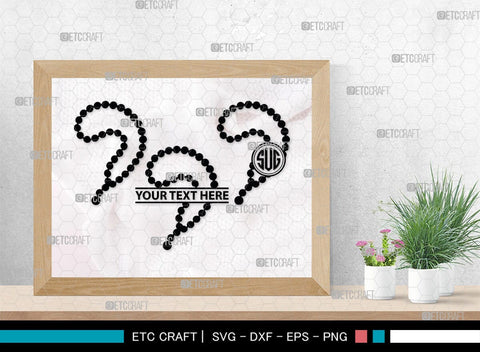 Pearls Monogram, Pearls Silhouette, Pearls SVG, Baby Pearls Svg, Necklace Svg, Pearl Necklace Svg, SB00208 SVG ETC Craft 