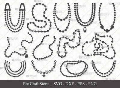 Pearls SVG Cut File | Baby Pearls Svg | Necklace Svg | Pearl Necklace Svg | Bundle SVG ETC Craft 