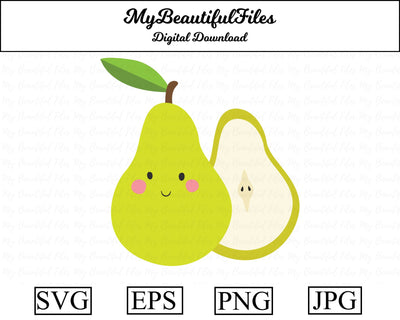 pears - fruit SVG MyBeautifulFiles 