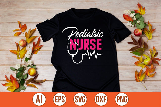 pediatric nurse t-shirt design SVG shah alam 