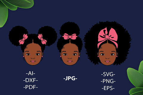 Peekaboo Girl Bundle Svg, 3 Peekaboo Girl Designs, Afro Girl Bundle Svg, Black Girl Bundle, Peekaboo Svg, African Kids, African American SVG 1uniqueminute 